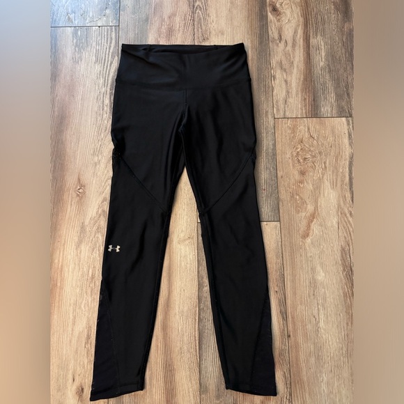 Women’s Under Armour Compression Leggings With Mesh Size Small - Picture 1 of 7